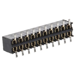 5 pcs - Samtec MMS Series Straight Surface Mount PCB Socket, 20-Contact, 2-Row, 2mm Pitch, Solder Termination