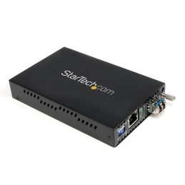 1 pcs - StarTech.com LC, RJ45 Media Converter, Single Mode, 10/100/1000Mbit/s, Half/Full Duplex 40km