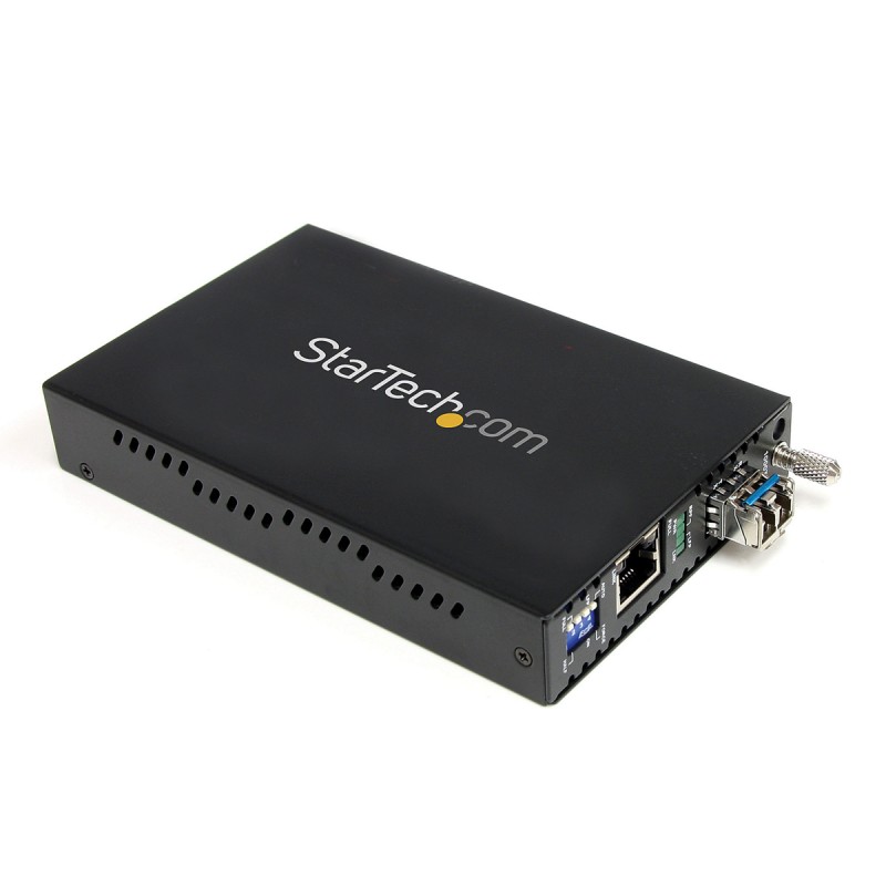 1 pcs - StarTech.com LC, RJ45 Media Converter, Single Mode, 10/100/1000Mbit/s, Half/Full Duplex 40km