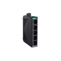 1 pcs - MOXA EDS-G2005-EL Series DIN Rail Mount Ethernet Switch, 5 RJ45 Ports, 10/100/1000Mbit/s Transmission, 9.6 - 60V
