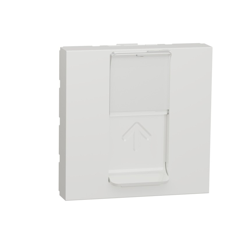 1 pcs - Schneider Electric Unica Series Female RJ45 Socket, Flush Mount, Cat6a, S-FTP Shield