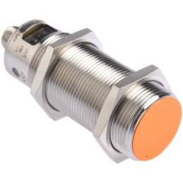 1 pcs - ifm electronic Capacitive Barrel-Style Proximity Sensor, M30 x 1.5, 8 mm Detection, PNP Output, 10 - 36 V dc,