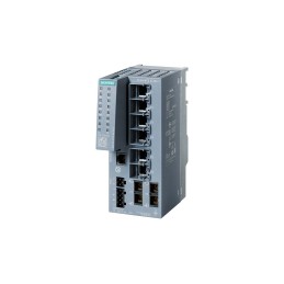 1 pcs - Siemens DIN Rail, Wall Ethernet Switch, 6 RJ45 Ports, 10100Mbit/s Transmission, 24V dc
