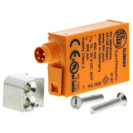 1 pcs - ifm electronic Diffuse Photoelectric Sensor, Block Sensor, 15 mm - 400 mm Detection Range