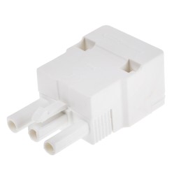 5 pcs - RS PRO Non-Fused Terminal Block, 3-Way, 16A, 2.5 mm² Wire, Screw Down Termination
