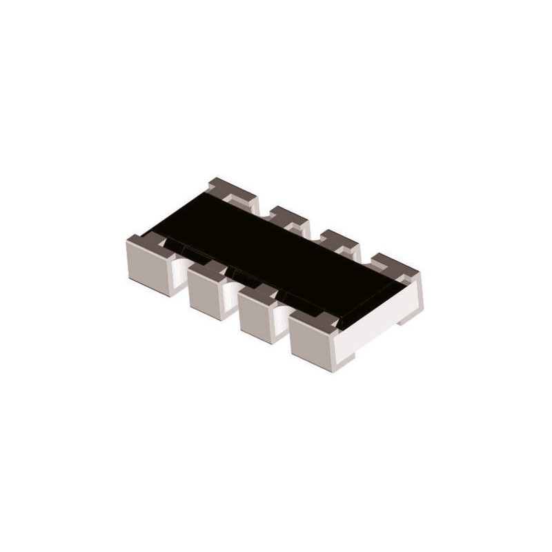 50 pcs - Vishay, ACAS 0612 - Professional 47kΩ ±0.5% Isolated Resistor Array, 4 Resistors, 0.3W total, 0612 (1632M), Convex