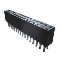 5 pcs - Samtec SSQ Series Straight Through Hole Mount PCB Socket, 20-Contact, 1-Row, 2.54mm Pitch, Solder Termination