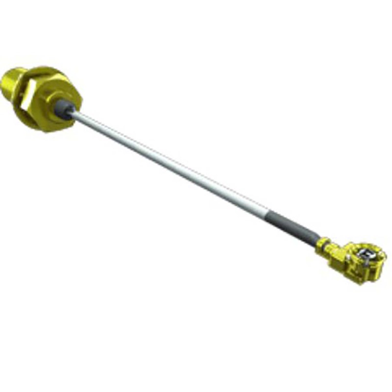 1 pcs - Samtec MH113 Series Male MHF1 to SMA Coaxial Cable, 152mm, RF Coaxial, Terminated