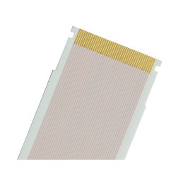 250 pcs - Molex 15023 Series FFC Ribbon Cable, 51-Way, 0.5mm Pitch, 152mm Length