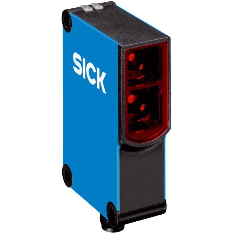 1 pcs - Sick Proximity Photoelectric Sensor, Rectangular Sensor, 30 - 1100 mm Detection Range