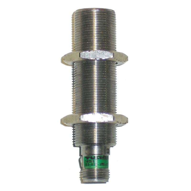 1 pcs - Turck Inductive Barrel-Style Proximity Sensor, M12 x 1, 8 mm Detection, PNP Output, 10 - 30 V dc, IP67
