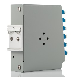 1 pcs - Phoenix Contact 6 Port LC Single Mode Duplex Fibre Optic Patch Panel With 2 Ports Populated