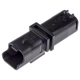 5 pcs - Delphi, 211PL Male Connector Housing, 3.33mm Pitch, 2 Way, 1 Row