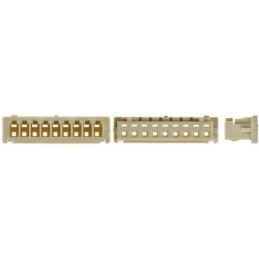 100 pcs - DF13-9S-1.25C Hirose, DF13 Male Connector Housing, 1.25mm Pitch, 9 Way, 1 Row