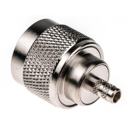 1 pcs - Amphenol RF, Plug Cable Mount N Connector, 50Ω, Crimp Termination, Straight Body