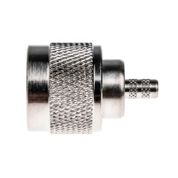 1 pcs - Amphenol RF, Plug Cable Mount N Connector, 50Ω, Crimp Termination, Straight Body