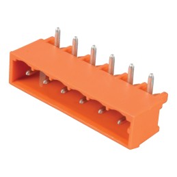 5 pcs - Wago 5.08mm Pitch 6 Way Right Angle Pluggable Terminal Block, Header, Through Hole, Solder Termination