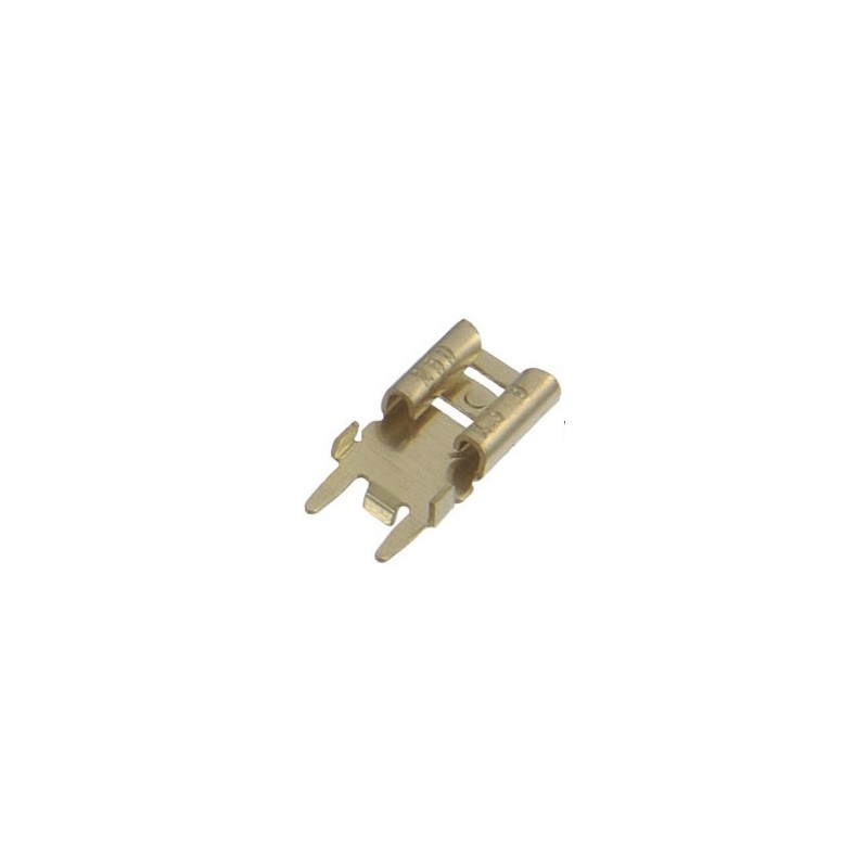 500 pcs - RS PRO Uninsulated Male Spade Connector, PCB Receptacle