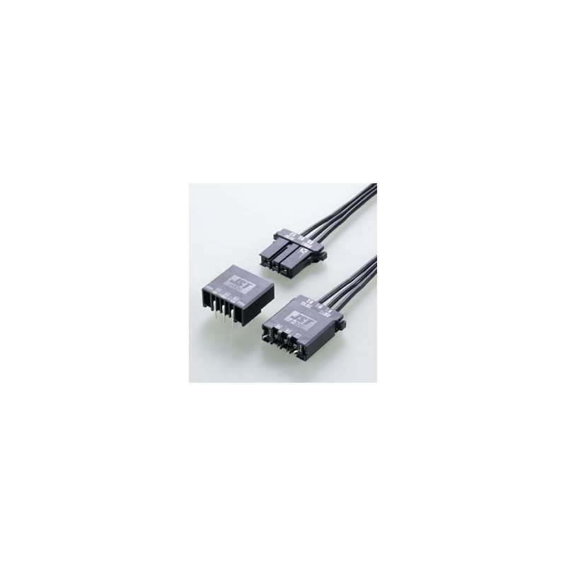 5 pcs - JST JFA J300 Series Top Entry Through Hole PCB Header, 4 Contact(s), 5.08mm Pitch, 1 Row(s), Shrouded