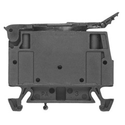 5 pcs - Weidmüller W Series Black Fused DIN Rail Terminal, 4mm², Single-Level, Screw Termination, Fused