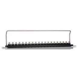 1 pcs - BNC 20 Port Loaded Rack Patch Panel, 1U Rack Height