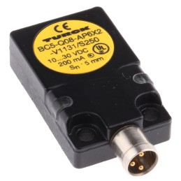 1 pcs - Turck Capacitive Block-Style Proximity Sensor, 5 mm Detection, PNP Output, 10 - 30 V dc, IP67