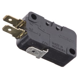 1 pcs - Omron Pin Plunger Micro Switch, Quick Connect Terminal, 16 A @ 250 V ac, SP-CO, IP40