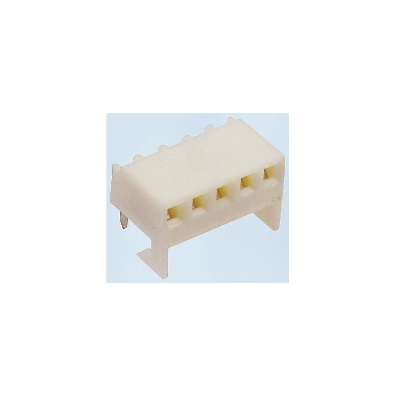 5 pcs - Molex KK 254 Series Right Angle Through Hole Mount PCB Socket, 5-Contact, 1-Row, 2.54mm Pitch, Solder Termination