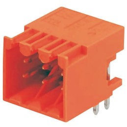 5 pcs - Weidmuller 3.5mm Pitch 8 Way Right Angle Pluggable Terminal Block, Header, Through Hole, Solder Termination