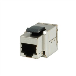 1 pcs - Roline RJ-45 Coupling Series Single-Port RJ45 Keystone Modular Coupler, Cat6a, Shielded