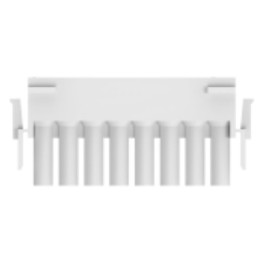 5 pcs - TE Connectivity, Universal MATE-N-LOK Male Connector Housing, 6.35mm Pitch, 8 Way, 1 Row