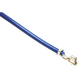 50 pcs - JST Female SPH to Female SPH Crimped Wire, 150mm, 0.14mm², Blue