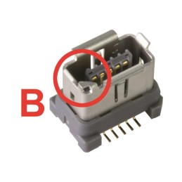 1 pcs - HARTING IX Industrial Series Female Ethernet Connector, PCB Mount, Cat6a