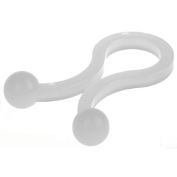 10 Bag of 50 - RS PRO Natural Nylon Twister Clip, 7mm Max. Bundle