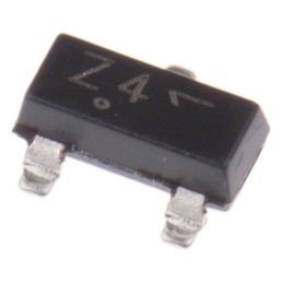 10 pcs - BZX84C6V2LT1G onsemi, 6.2V Zener Diode 6% 300 mW SMT 3-Pin SOT-23