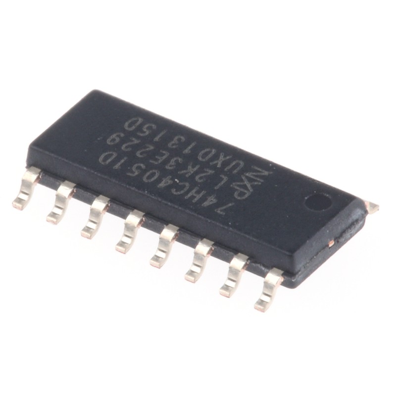 10 pcs - 74HC4051D,652 Nexperia 74HC4051D,652 Multiplexer/Demultiplexer Single 8:1 5 V, 16-Pin SOIC