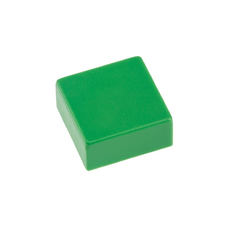 10 pcs - 714308050 Wurth Elektronik Green Tactile Switch Cap for WS-TSW Series with Square Actuator, 714308050