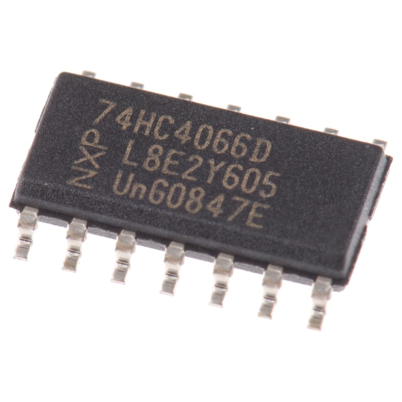10 pcs - 74HC4066D,652 Nexperia 74HC4066D,652 Analogue Switch Quad SPST 5 V, 14-Pin SOIC