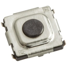 10 pcs - 431183015816 Black Tactile Switch, SPST 20 mA 0.3mm Surface Mount