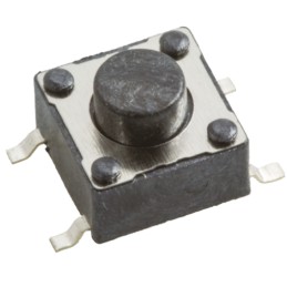 10 pcs - 430182050816 Black Tactile Switch, SPST 50 mA @ 12 V dc 1.6mm Surface Mount