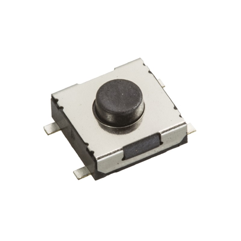 10 pcs - 430481031816 Black Tactile Switch, SPST 50 mA @ 12 V dc 1.1mm Surface Mount