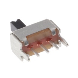 10 pcs - OS102011MS2QN1 C & K Through Hole Slide Switch SPDT Latching 100 mA @ 12 V dc Slide