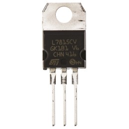 10 pcs - L7815CV STMicroelectronics L7815CV, 1 Linear Voltage, Voltage Regulator 1.5A, 15 V 3-Pin, TO-220