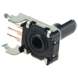 10 pcs - EC12E24202A2 Alps Alpine 24 Pulse Mechanical Rotary Encoder Flat Shaft (Not Indexed), Through Hole