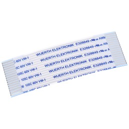 5 pcs - Wurth Elektronik WR-FFC Series FFC Ribbon Cable, 16-Way, 1mm Pitch, 50mm Length