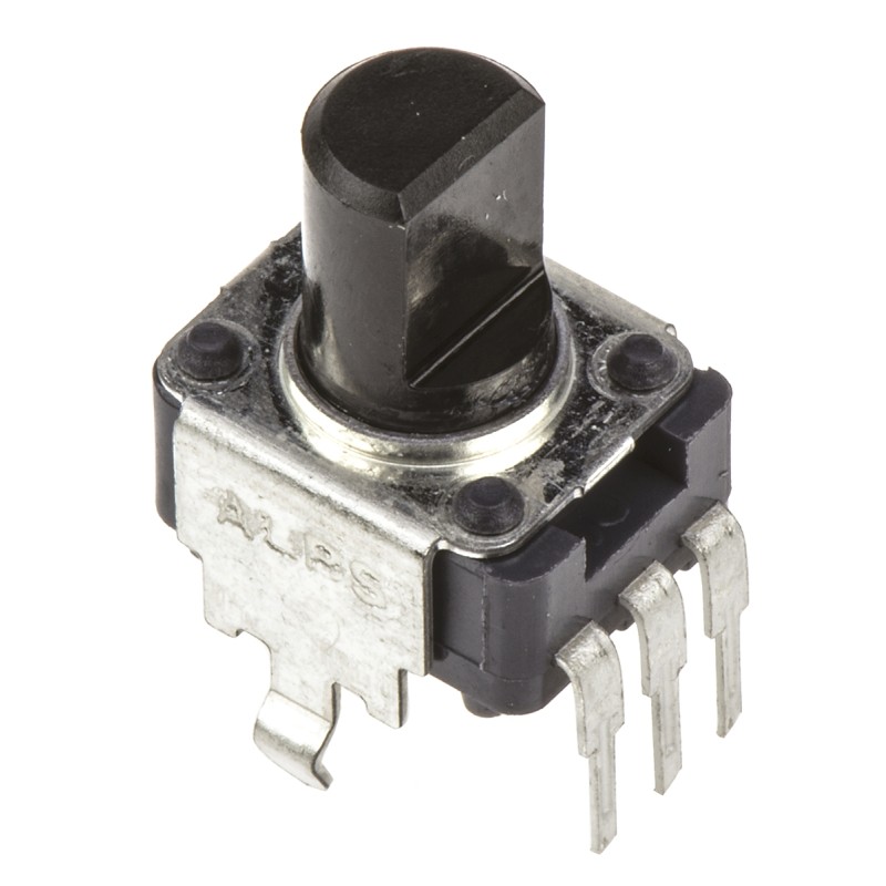10 pcs - RK09K1130A6S Alps Alpine 10kΩ Rotary Potentiometer 1-Gang Through Hole, RK09K1130A6S