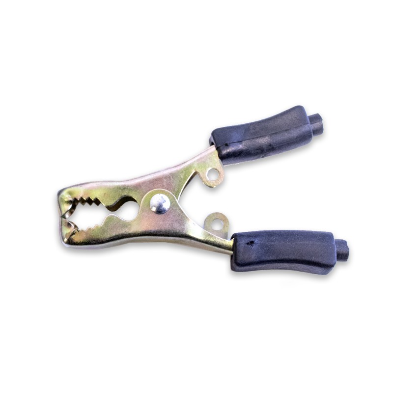 10 pcs - BU-115-0 Mueller Electric Crocodile Clip, Dichromate Plated Steel Contact, 40A, Black