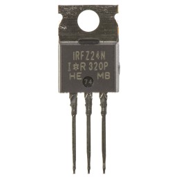 10 pcs - IRFZ24NPBF N-Channel MOSFET, 17 A, 55 V, 3-Pin TO-220AB Infineon IRFZ24NPBF