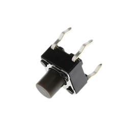 100 pcs - SKHHBWA010 Grey Stem Tactile Switch, SPST 50 mA @ 12 V dc 7mm Surface Mount