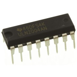 10 pcs - ULN2004AN Texas Instruments ULN2004AN, 7-element NPN Darlington Transistor, 500 mA 50 V, 16-Pin PDIP